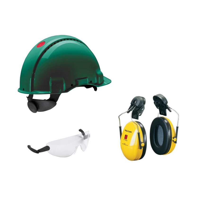 Skyddshjälmpaket 3M™ PELTOR G3000 grön