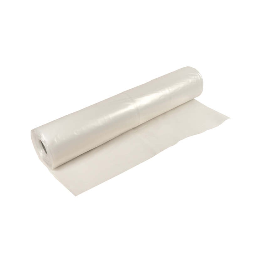 Miljöfolie, transparent täckplast 4 m bred, 100my