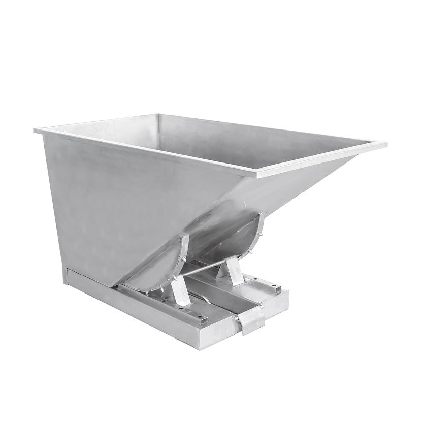 Tippcontainer Tippo TS 600 L, av rostfritt stål 304