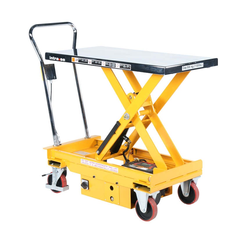 Elektriskt lyftbord PL 500, med dubbelsax och handreglage