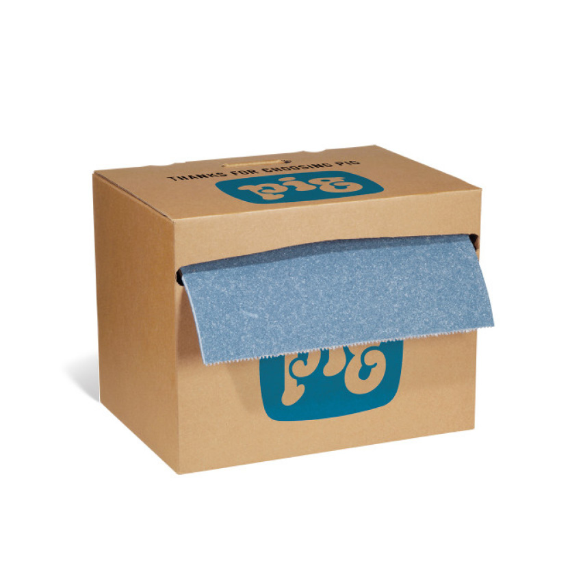 Absorbent Universal smal rulle, PIG BLUE Heavy Weight, i box