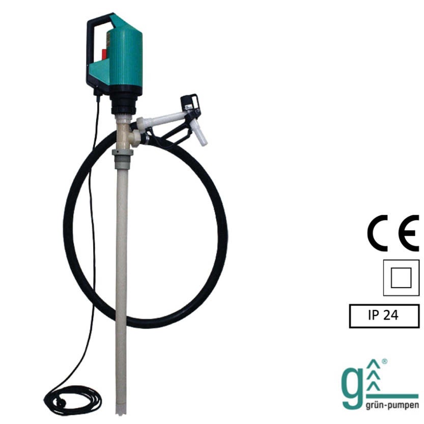 Pumpset SA, fatpump med varvtalsreglerad motor