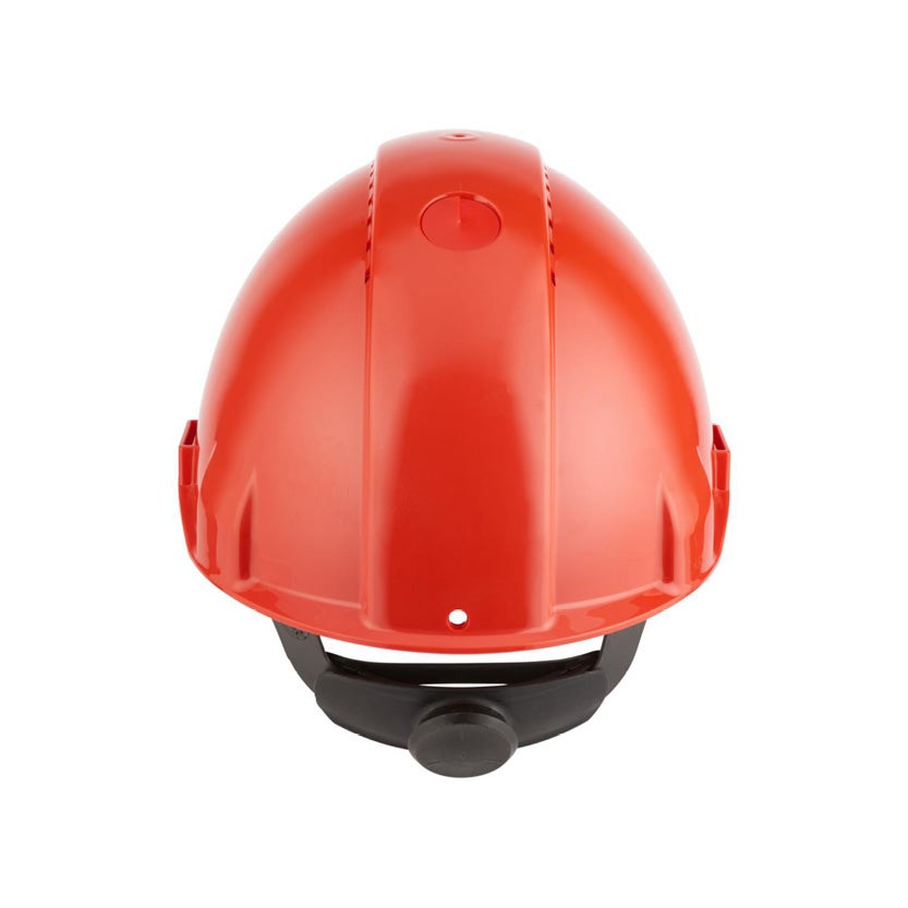 Skyddshjälm 3M™ G3000 Uvicator med rattjustering, röd