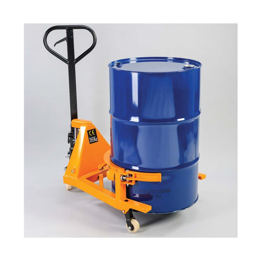 Fatkärra PK66 hydraulisk, för transport av 200 L plåtfat
