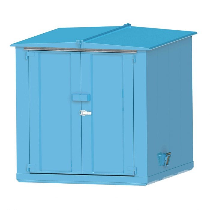 Miljöcontainer för kemikalier 2,4 x 2,5 m, oisolerad