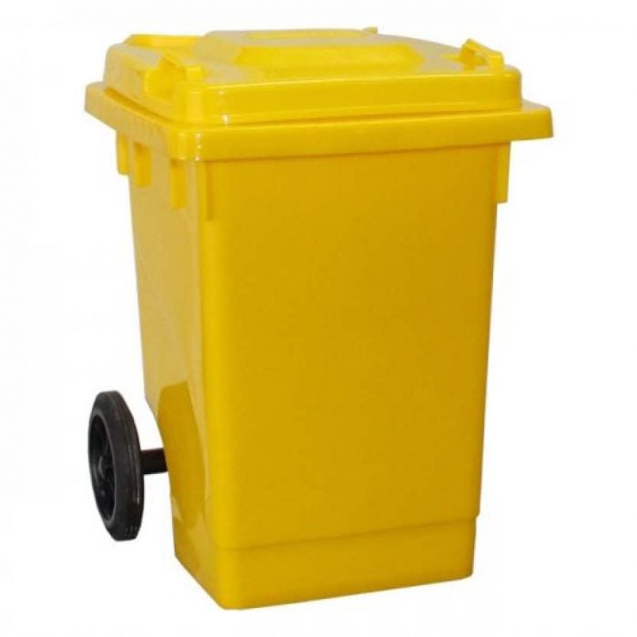 Soptunna på hjul för källsortering, 75 liter