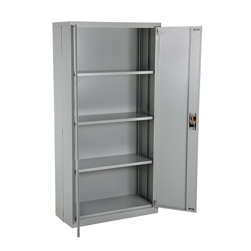 Förvaringsskåp Swed Easy, blå, hopfällbart med 3 st hyllplan