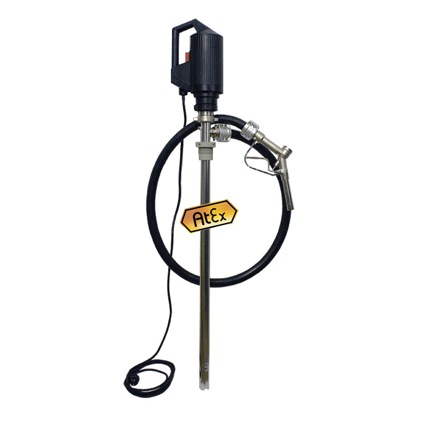 Pumpset ATEX, Ex-klassad för brandfarliga vätskor t.ex. bensin, etanol, fotogen - 1000 mm