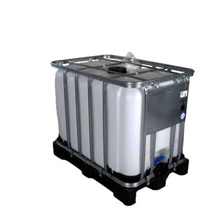 IBC-behållare 600 liter UN-godkänd, PE-pall