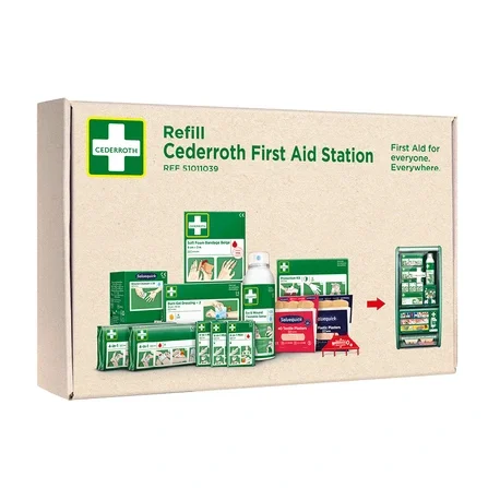Komplett påfyllnad till första hjälpen station Standard, refill 51011039