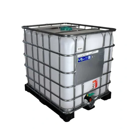 IBC-behållare 1000 liter livsmedel- och UN-godkänd, DN50G, PE-pall