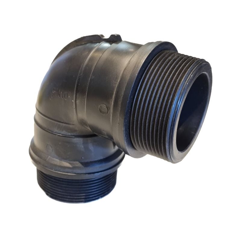 Vinkel 90 gr 2" BSP hane - 2" BSP hane