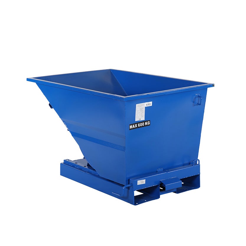 Tippcontainer Tippo light av stål 300 L, för lättare källsortering