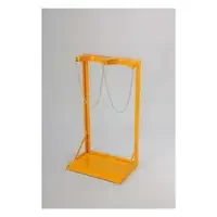 Gastubställ av lackerat stål för 2 gastuber