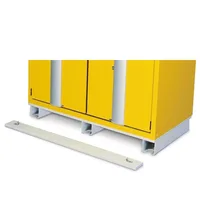 Transportsockel till brandsäkert kemikalieskåp Edition, bredd 1200 mm