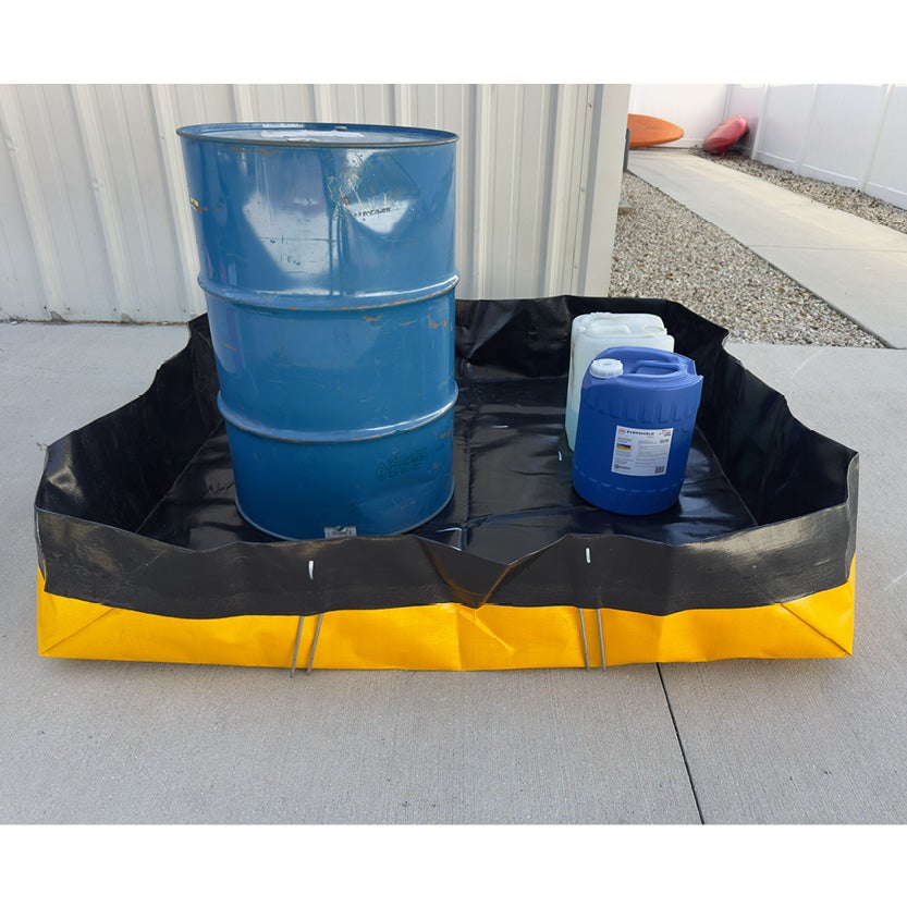 Spillpool, flexibel invallning 707 liter, 1524x1524x305mm