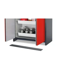 Sockellucka till brandklassade kemikalieskåp BaseLine, bredd 600 mm