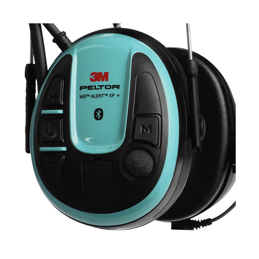 3M PELTOR WS Alert XP+ – Bluetooth-hörselkåpa med hjässbygel