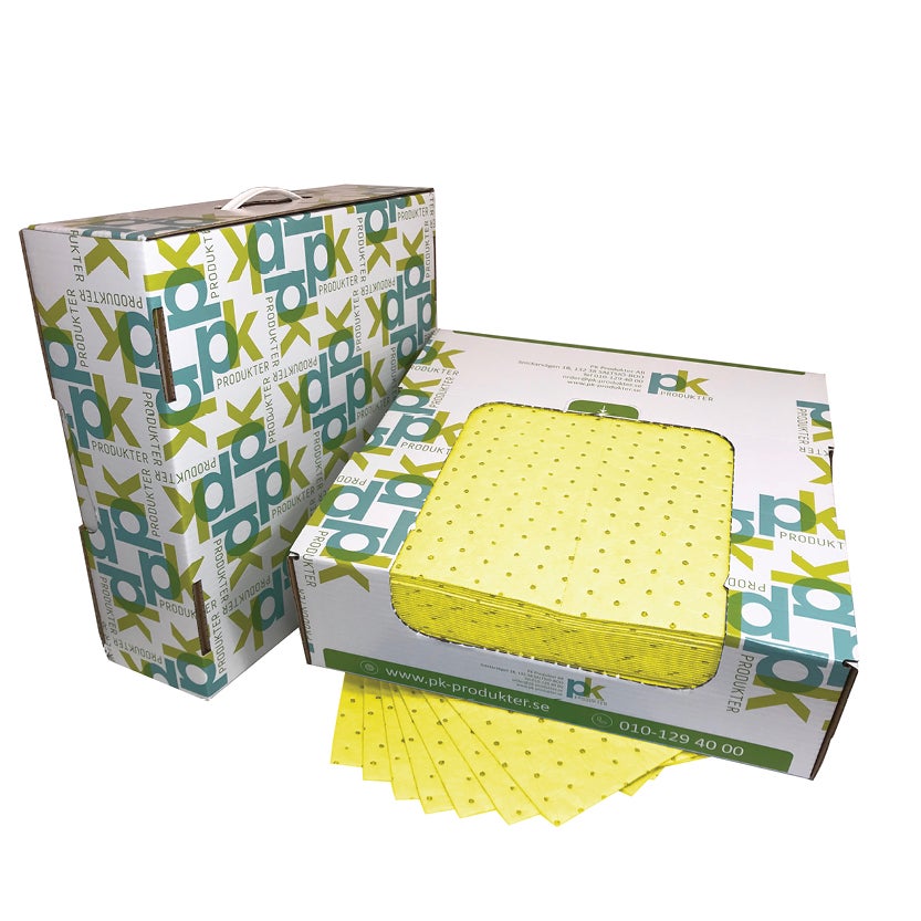 Absorbent Spillify Kem ark i box med bärhandtag