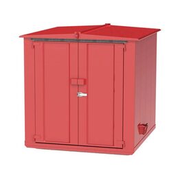 Återvinningscontainer för kemikalier och fast avfall 2,4 x 2,5 m, oisolerad