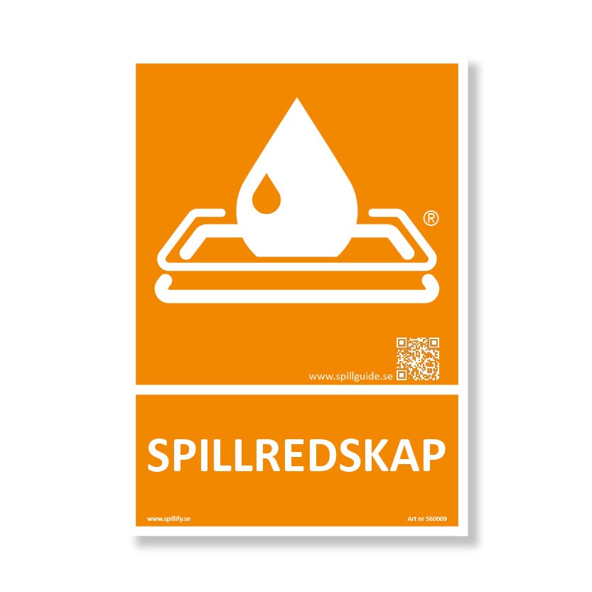 Skylt Spillredskap® A5 dubbelsidig, av aluminium för utstickande montage