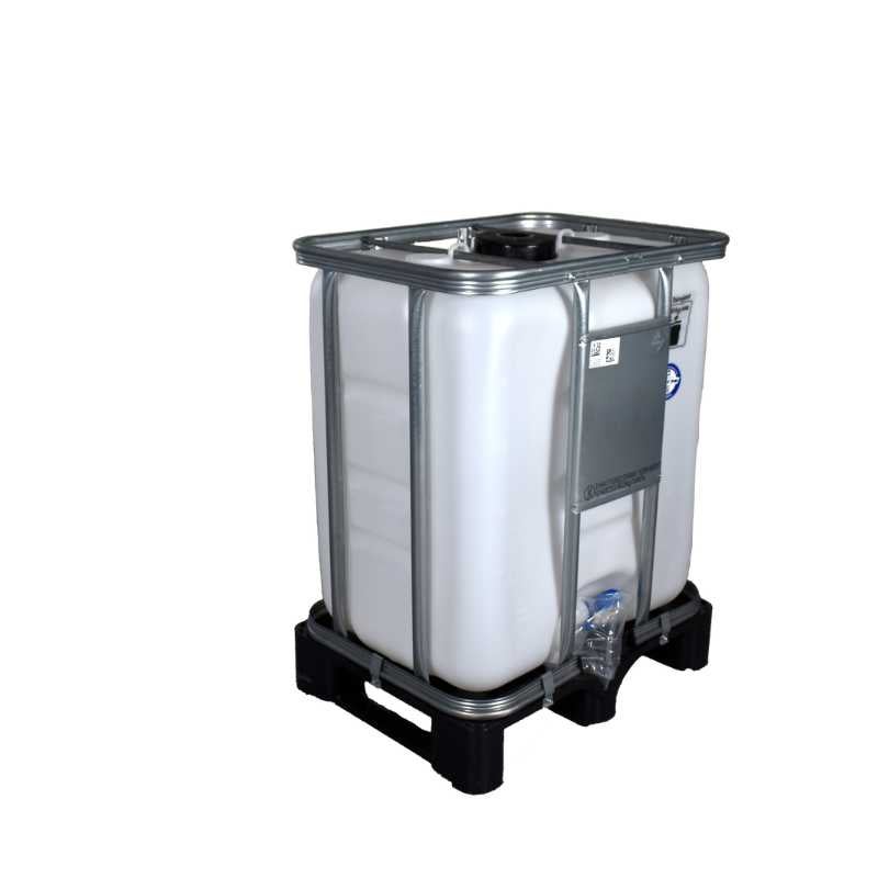 IBC-behållare 300 liter UN och godkänd för livsmedel, PE-pall