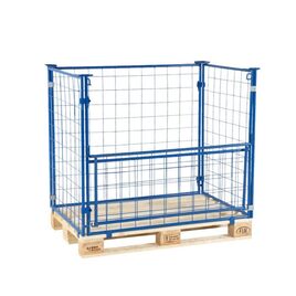 Pallram med fällbar långsida 1200 x 800 x 1000 mm