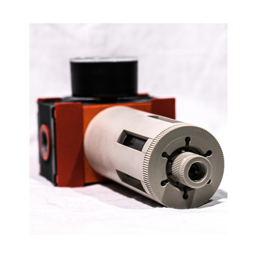 Filterregulator med manometer 1-10 bar, SPILLVAC