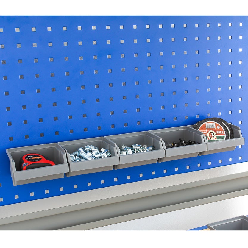 Lådhållare med 5 lådor, 555 mm, till verktygstavlor