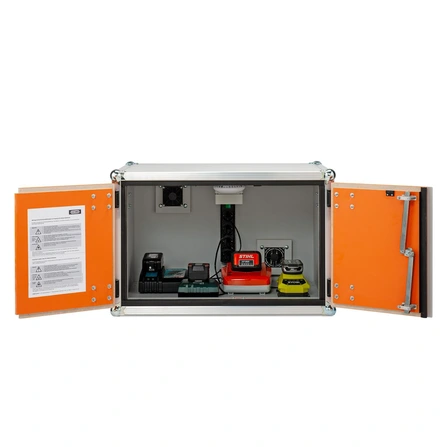 Batteri- och laddskåp Basic lockEX för litium-/litiumjonbatterier, 60 min