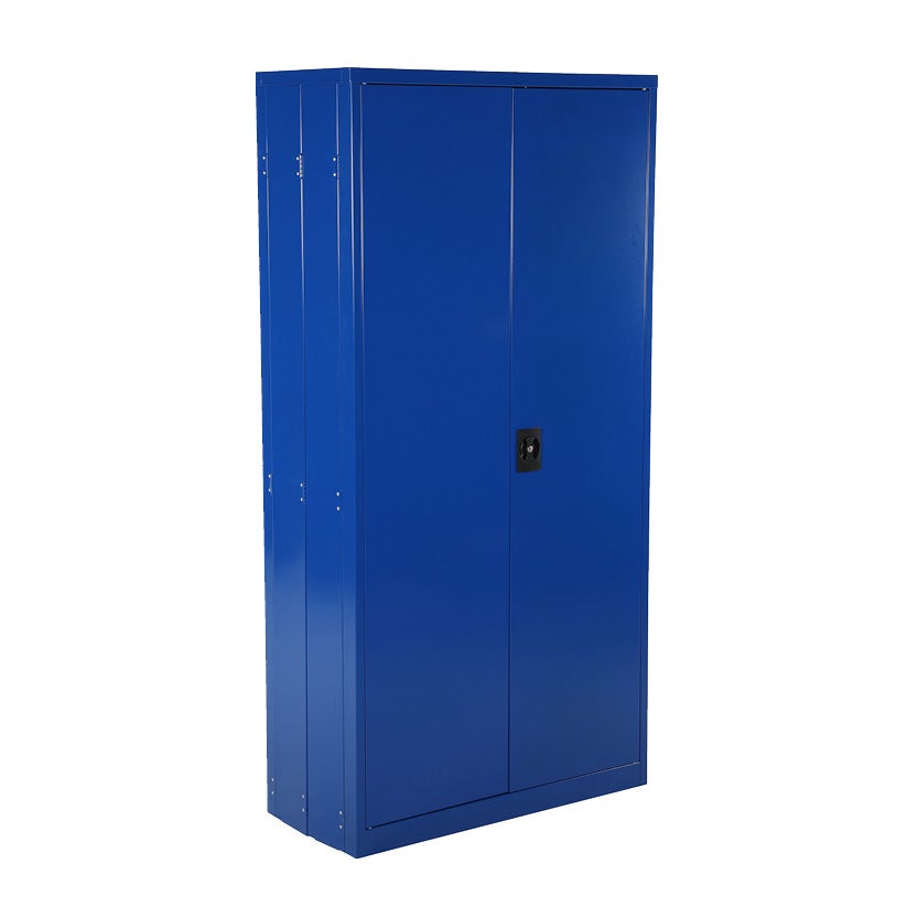 Förvaringsskåp Swed Easy, blå, hopfällbart med 3 st hyllplan