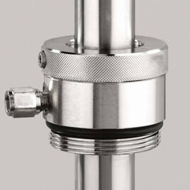 Gastät adapter för fatpump Ø 32 mm, till R2" öppning med bred yttergänga