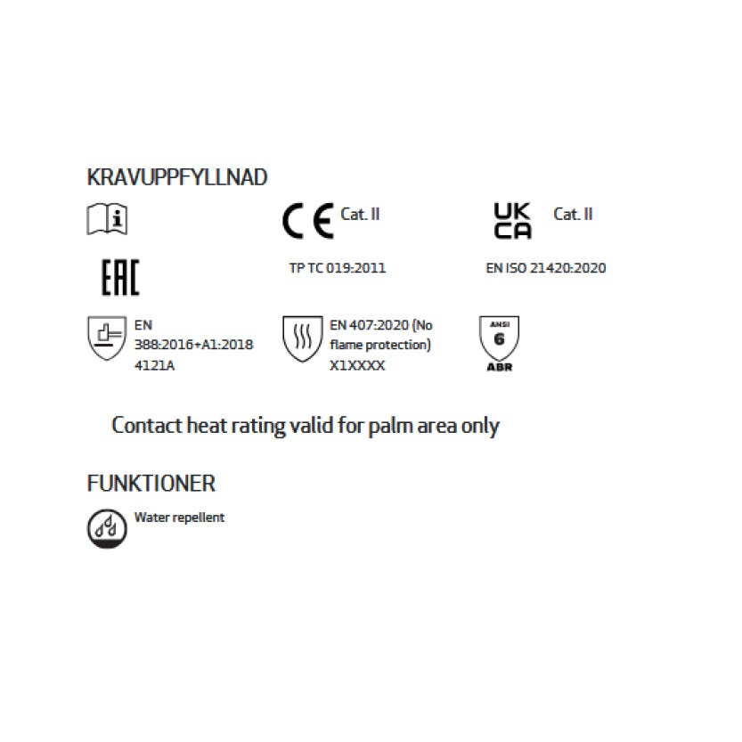 Arbetshandske Tegera 2805, heldoppad nitril, stl 10