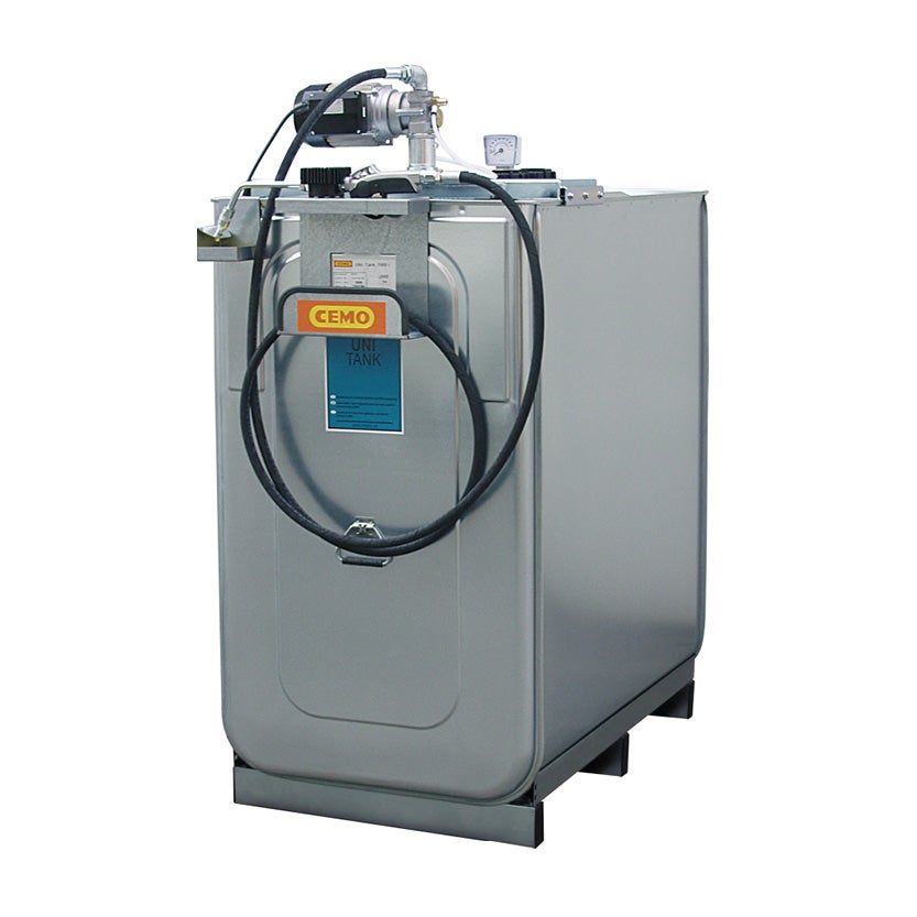 Oljetank ECO 750 L, för inomhuslagring, med 4 m slang