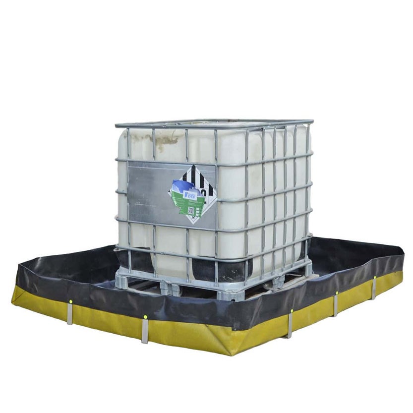 Spillpool, flexibel invallning 450 liter, 1219x1219x305mm