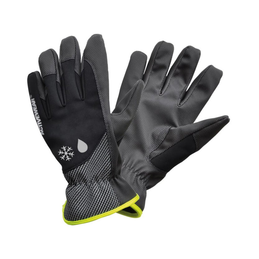 Vinterhandske Activewear ZigZag, helfodrad och vattentät, stl 7
