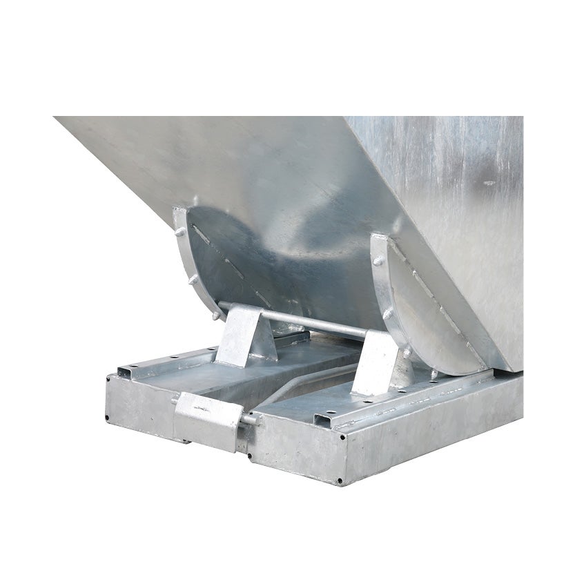 Tippcontainer Tippo HD 300 L, av galvaniserat stål
