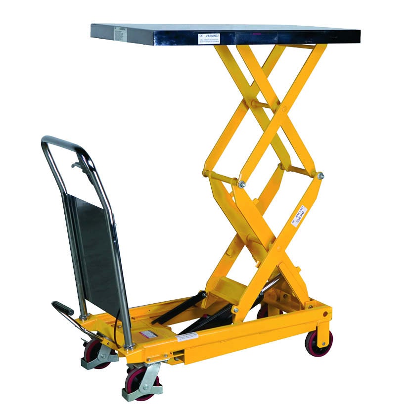 Lyftbord Dubbelsax SPS, Quicklift och fotpump