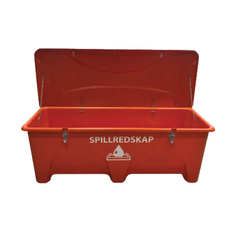 Redskapslåda 1000 L med text Spillredskap®