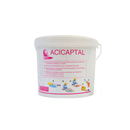 Acicaptal® absorberande och neutraliserande pulver, 9 kg hink