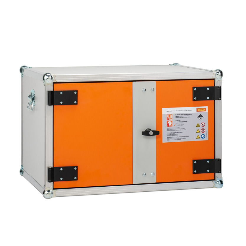 Batteri- och laddskåp Basic lockEx för litium-/litiumjonbatterier, 60 min