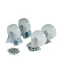 Hjulsats nylon/rostfri till tippcontainer Tippo