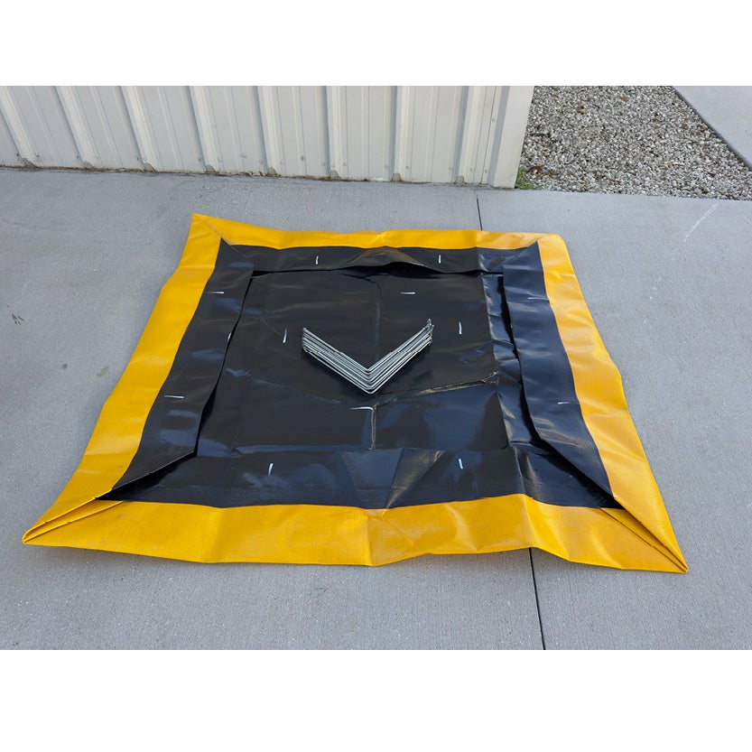 Spillpool, flexibel invallning 707 liter, 1524x1524x305mm